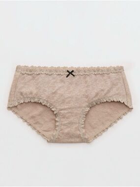 NWT Aerie Superchill Cotton Heart Jacquard Boybrief Panty
